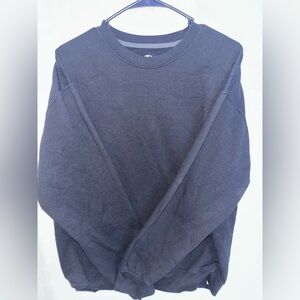 Athletic Works Men's Black Crewneck Sweater